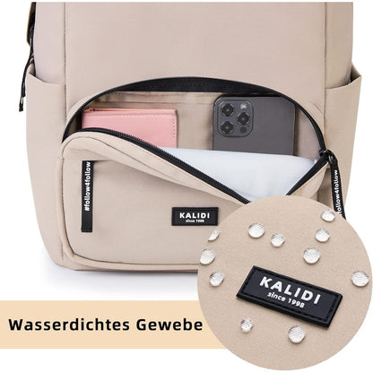 Tagesrucksack Khaki mit Laptopfach, wasserdicht