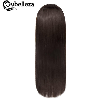 Clip-in Haarverlängerung glatt, mittelbraun, 70cm