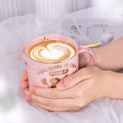 Rose Gold 21st Birthday Tasse in Geschenkbox