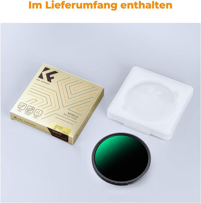 77mm Variabler ND Filter ND3-ND1000 Graufilter für Weitwinkelobjektive