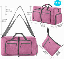 Faltbare Reisetasche mit Schuhfach, 115L Wasserdicht