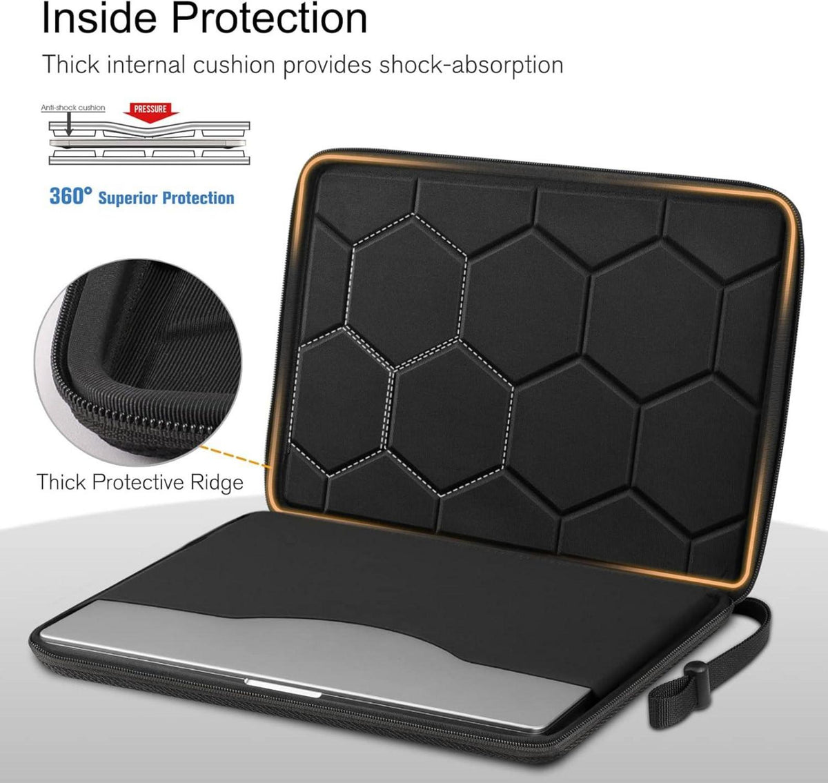FINPAC Laptop Tasche Hartschalen-Hülle 16 Zoll MacBook Pro
