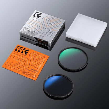K&F Concept Filterset K-Serie Polfilter CPL MCUV 62mm UV+CPL