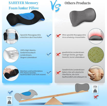Orthopädisches Lendenkissen Memory Foam Ergonomisches Design