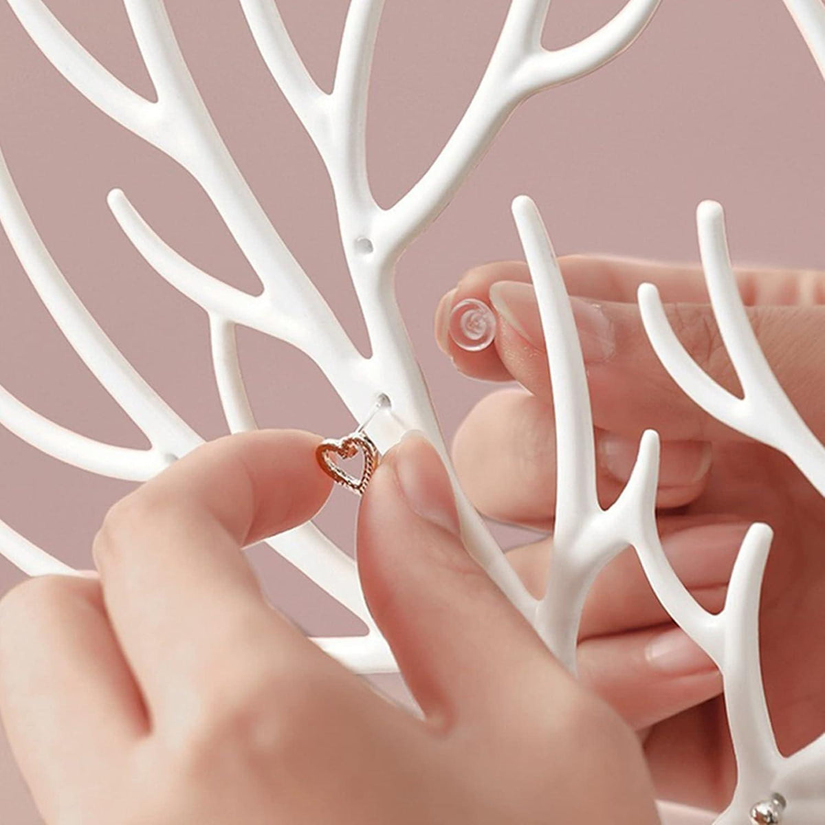 Geweih Schmuck Displayständer Baum Turm Ringe Ohrringe Halsketten