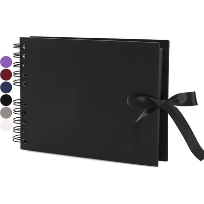 DIY Fotoalbum zum Selbstgestalten 24x17 cm Schwarz