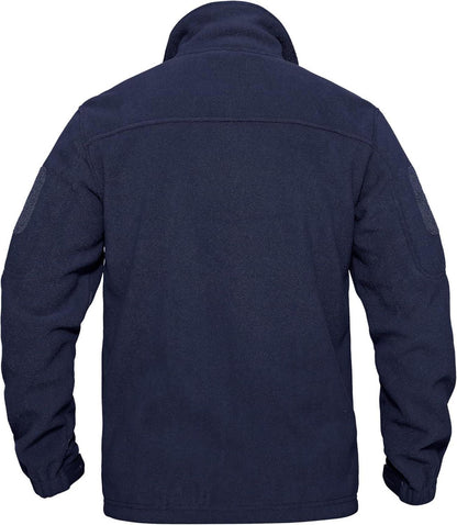 Herren Outdoor Fleecejacke Winddicht mit 7 Taschen Warme