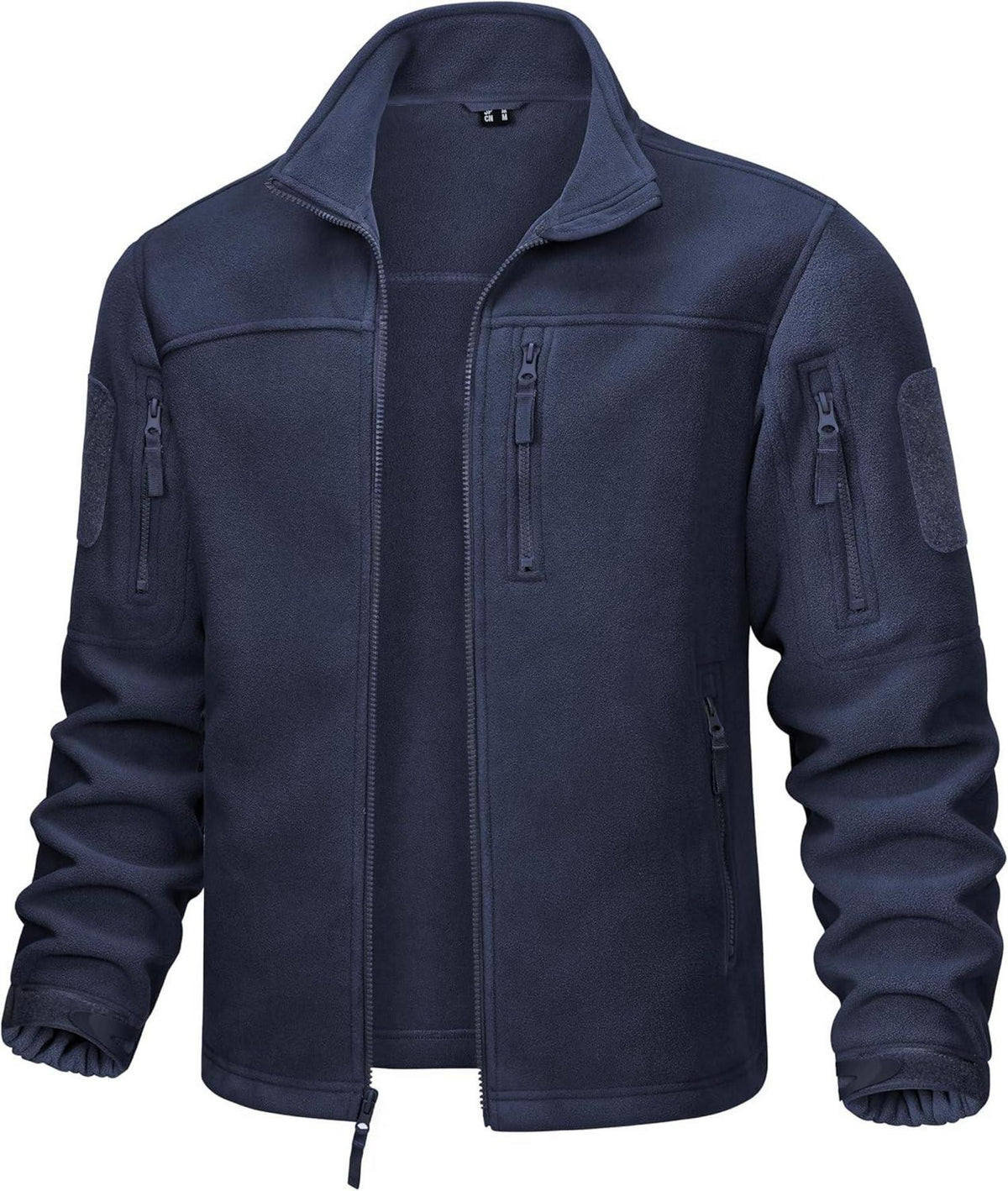 Herren Outdoor Fleecejacke Winddicht Taktische Jacke mit 7 Taschen