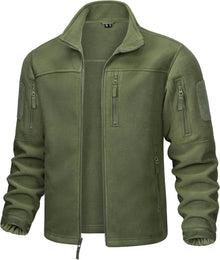 Outdoor Fleecejacke mit 7 Taschen, Winddicht & Warm, Jagdjacke