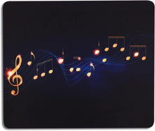 Mauspad Musik Design Klein Navy Blau 24 x 20 cm