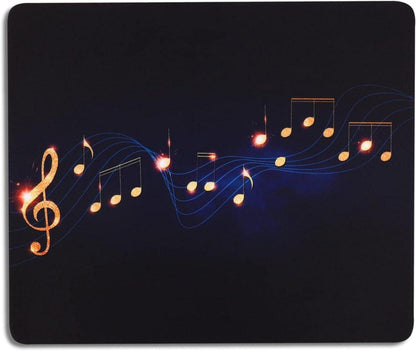 Mauspad Musik Design Klein Navy Blau 24 x 20 cm