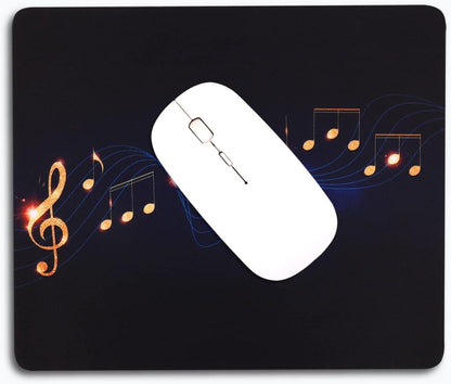 Kleines Musik Mauspad Navy Blau 24 x 20 cm Anti-Rutsch 0,3 cm
