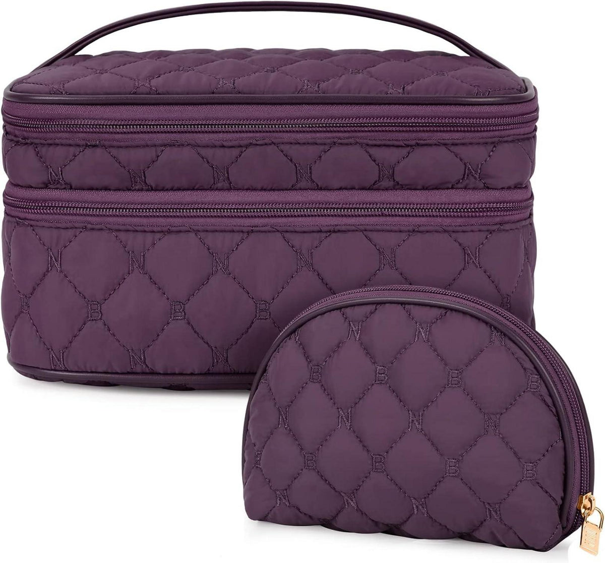 Kosmetiktasche Damen Doppelschicht wasserdichte Kulturtasche Makeup
