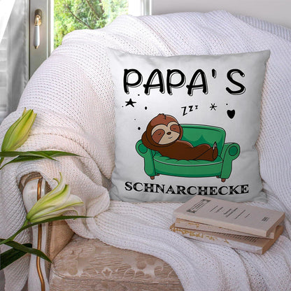 Papa Faultier Geschenk Kissenbezug 45x45cm
