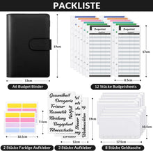 Budget Planner A6 Geldumschläge Umschlagmethode Sparbuch