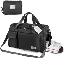 Flintronic 35L Faltbare Reisetasche Schwarz Wasserdicht