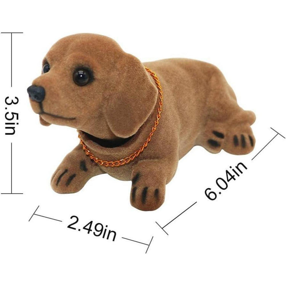 Wackelhund Deko Figur – Nicken Kopf Hund für Auto & Zuhause