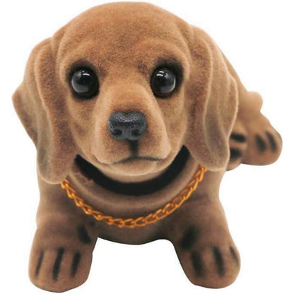 Wackelhund Deko Figur – Nicken Kopf Hund für Auto & Zuhause