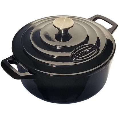 Gusseisentopf 26cm – Emaillierter Bräter für Ofen & Herd