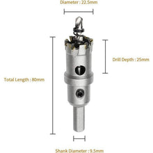 Hartmetall Lochsäge 22.5mm für Metall & Holz
