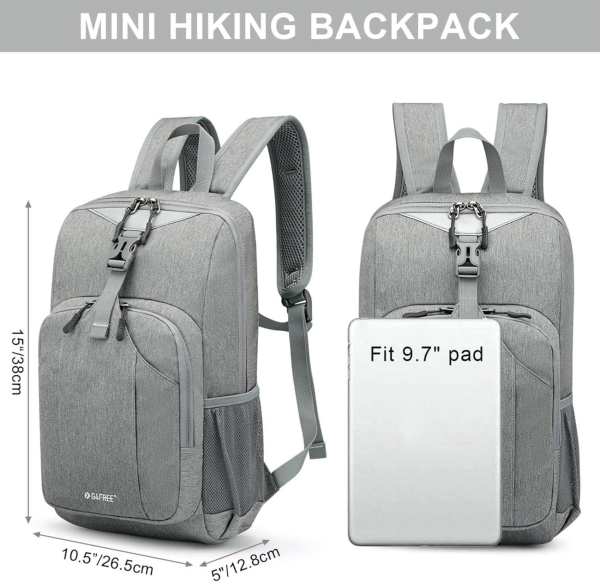 10L G4Free Mini Rucksack Wandern Radfahren Tagesrucksack