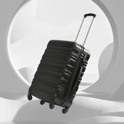 COOLIFE Hartschalen-Koffer Trolley Handgepäck Schwarz TSA 4