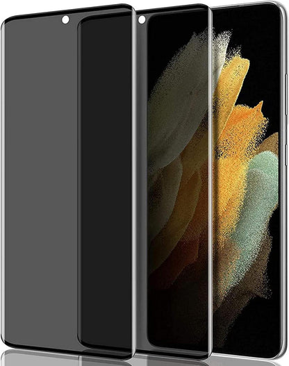 S22 5G Sichtschutz Panzerglasfolie 2 Stück Anti Spy Displayschutzfolie