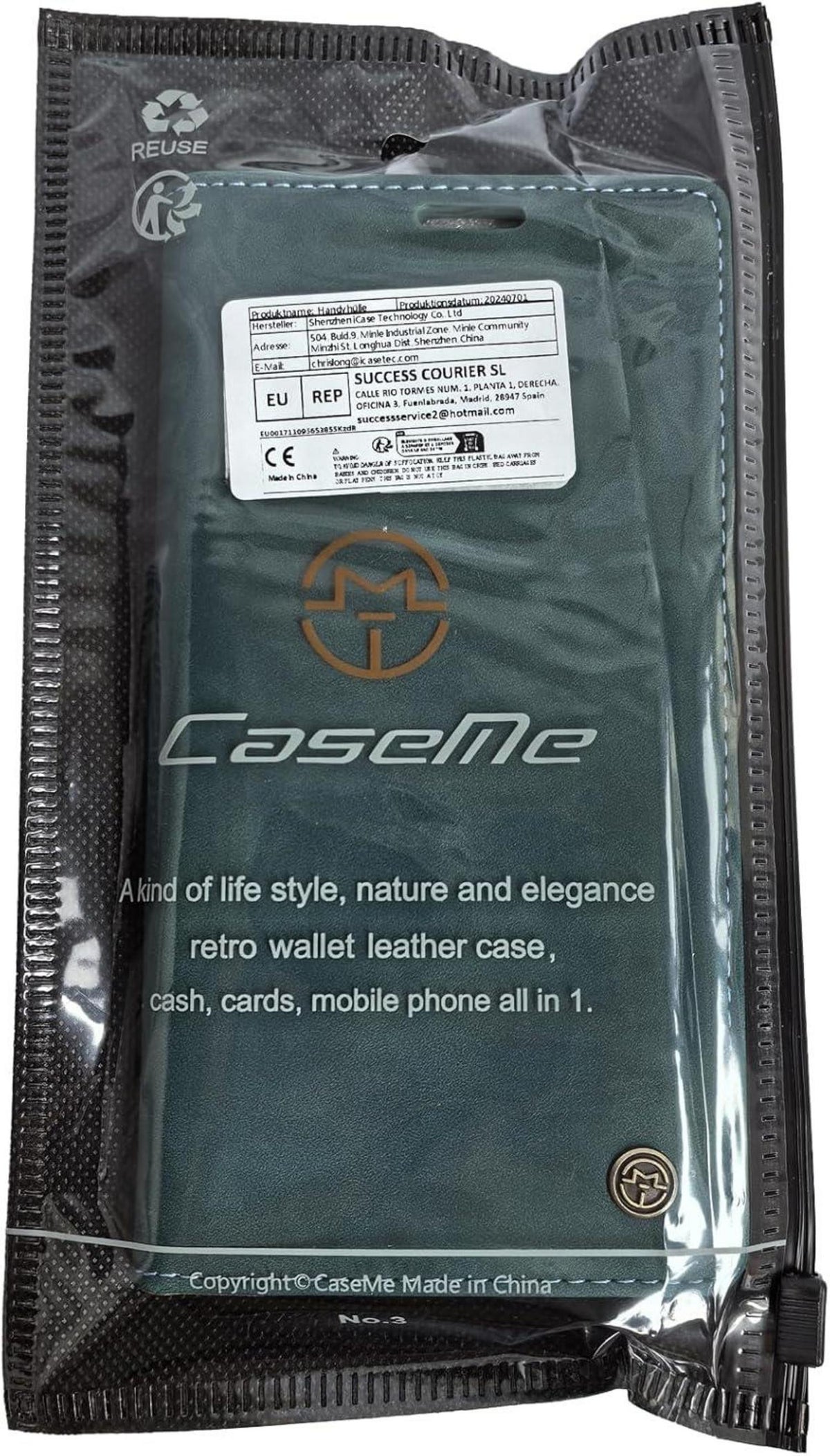 Samsung Galaxy S22 5G Hülle Premium Leder Klappbar Flip Case Magnet