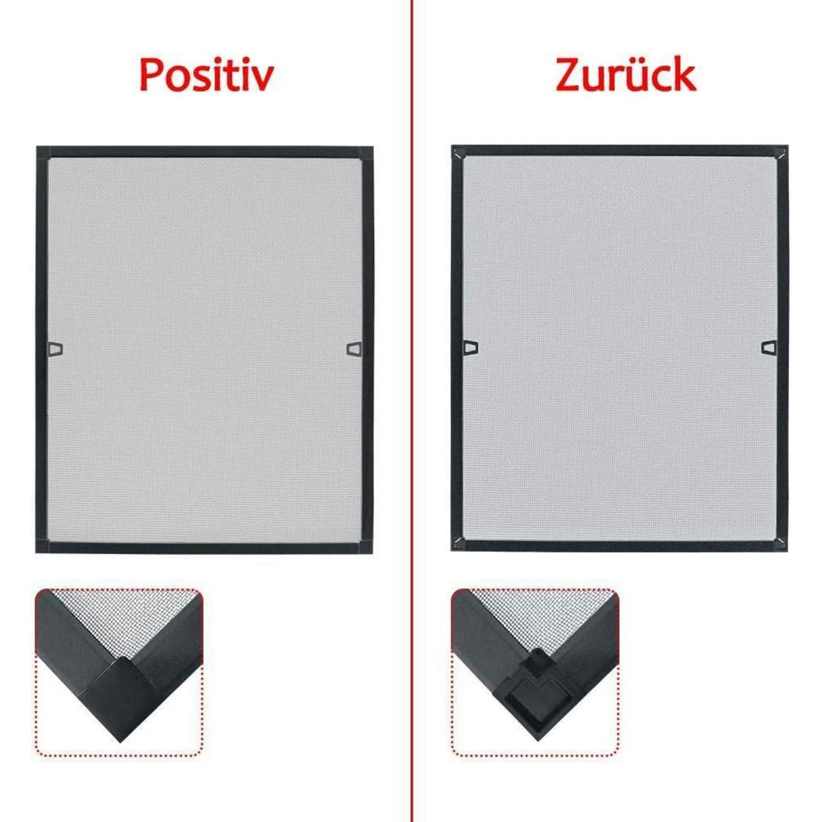 Fliegengitter Fenster 120x140cm – Insektenschutz ohne Bohren