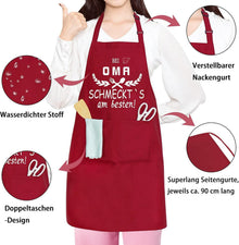 Lustige Oma Geschenk Schürze für Damen - Muttertag