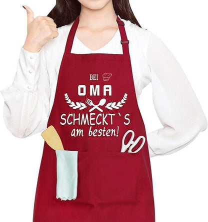 Lustige Oma Geschenk Schürze Oma Geburtstag Muttertag Weihnachten Küchenschürze