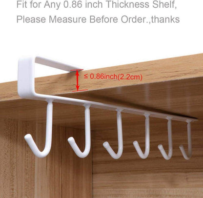 Tassenhalter Unter dem Schrank 2St Becher Haken Kaffee Halter Rack