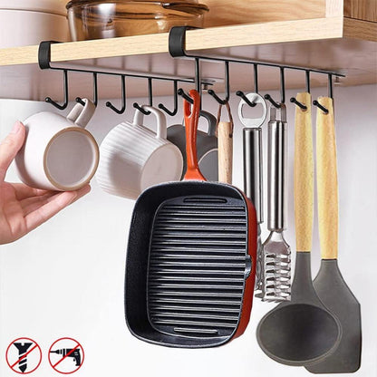 Tassenhalter Becherhaken unter dem Schrank Kaffee Halter Rack ohne