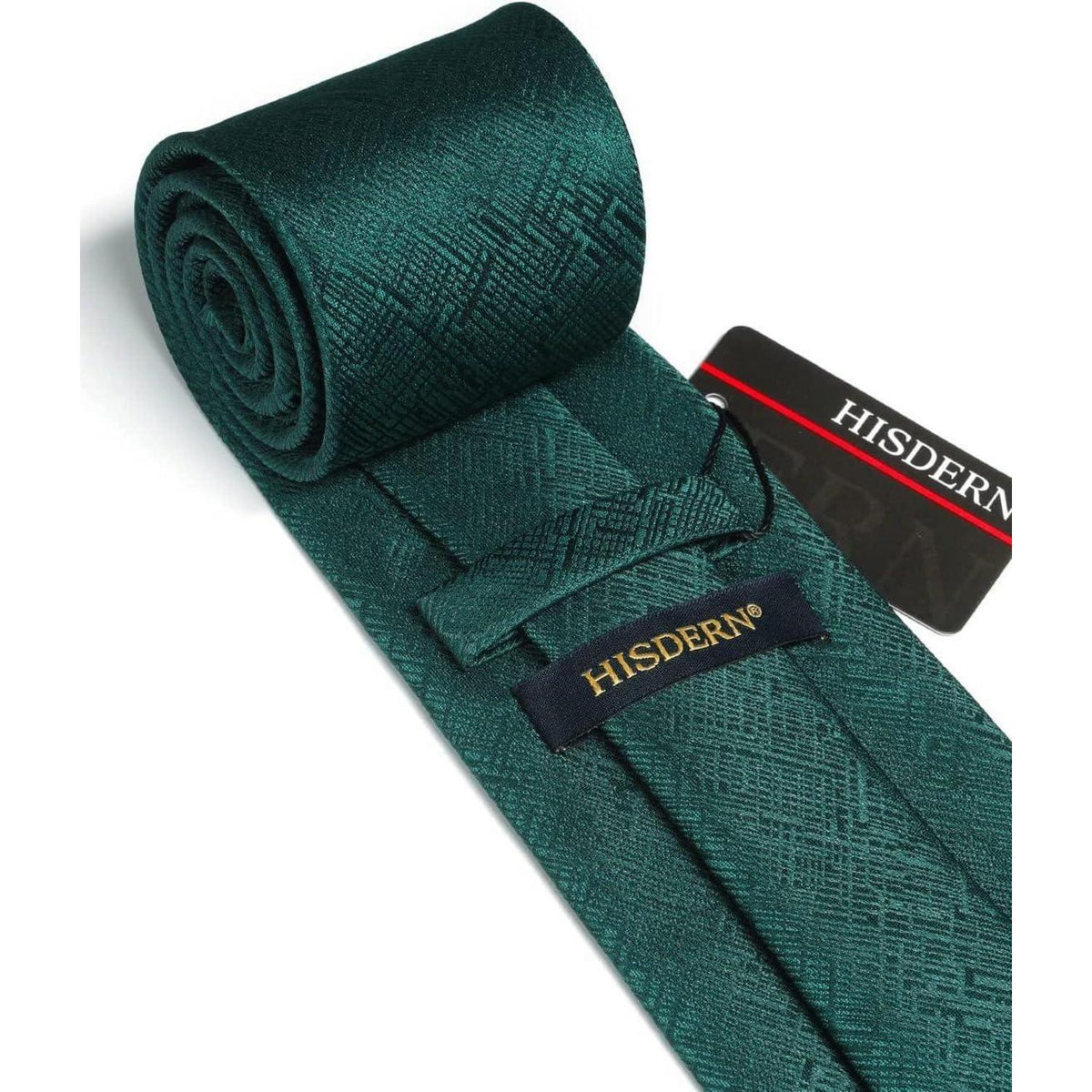 Krawatten-Set Herren Grün mit Einstecktuch – Elegant & Formal