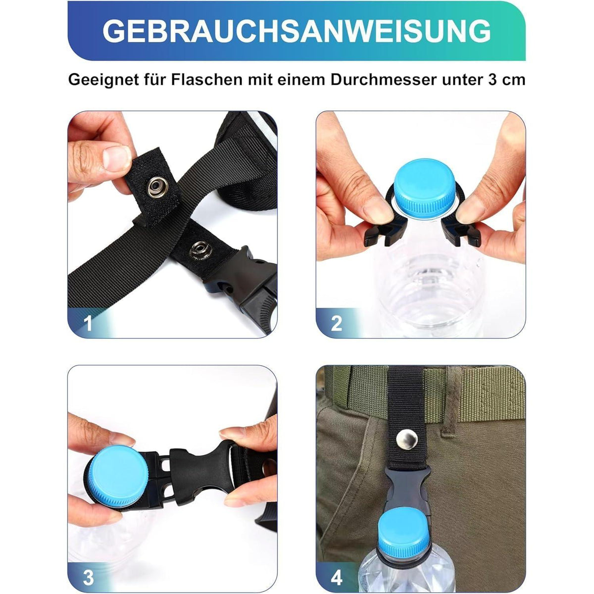 Motorrad Beintasche – Verstellbare Bauchtasche für Outdoor & Sport