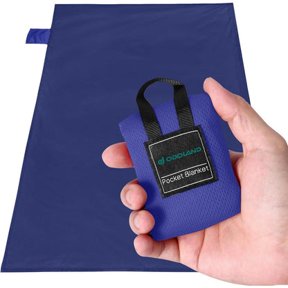 Picknickdecke 70x110 cm Sandabweisend Ultraleicht Blau