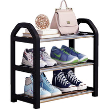 Kleines Schuhregal 3 Ebenen Schuhaufbewahrung Organizer