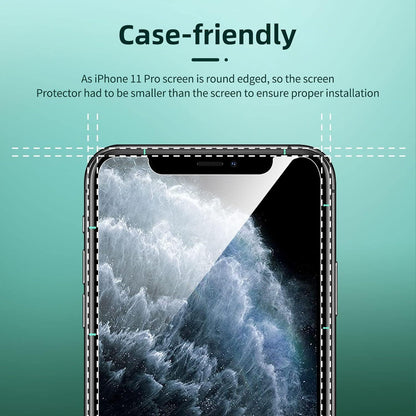 Panzer Schutzglas Set für iPhone 11 Pro, 4-teilig