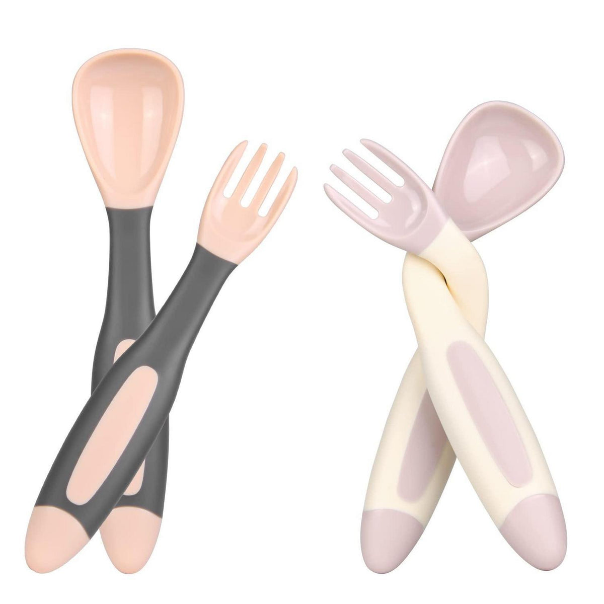 Baby Löffel & Gabel Set – BPA-Frei, Flexibel & Weich