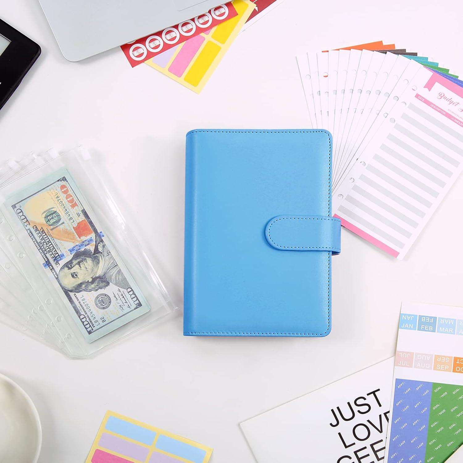 Budget Planner A6 Geld Organizer Sparbuch Umschlagmethode Blau