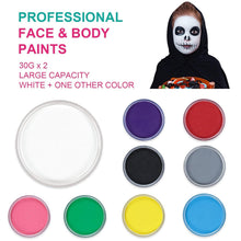 Profi-Schminke Fasching Set Wasservermalbar 30g x 2 Colors