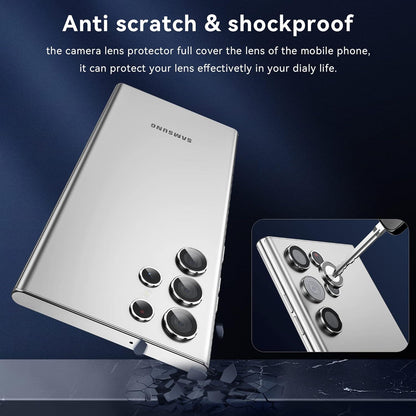 Kameraschutzfolie Samsung Galaxy S22 Ultra Silber 5 Stück