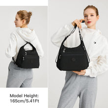 Damen Rucksack Umhängetasche Nylon Anti-Diebstahl