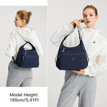 KONO Damen Rucksack Umhängetasche Nylon Anti-Diebstahl
