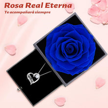 Ewige Rose Geschenkset für Mama 925 Silber Halskette