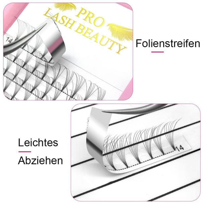 Fertige Wimpernfächer 7D-D 0.07 10mm C Curl Volumen Wimpern