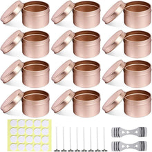 Kerzen Selber Machen Set 12 Stk 120ml Kerzendosen Metall