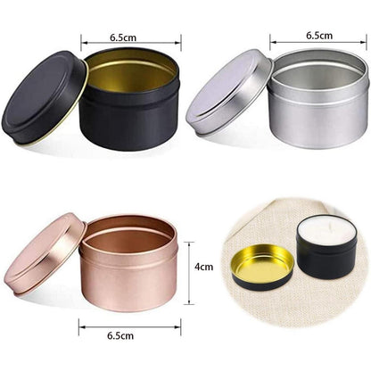 Kerzen Selber Machen Set 12 Stk 120ml Kerzendosen Metall