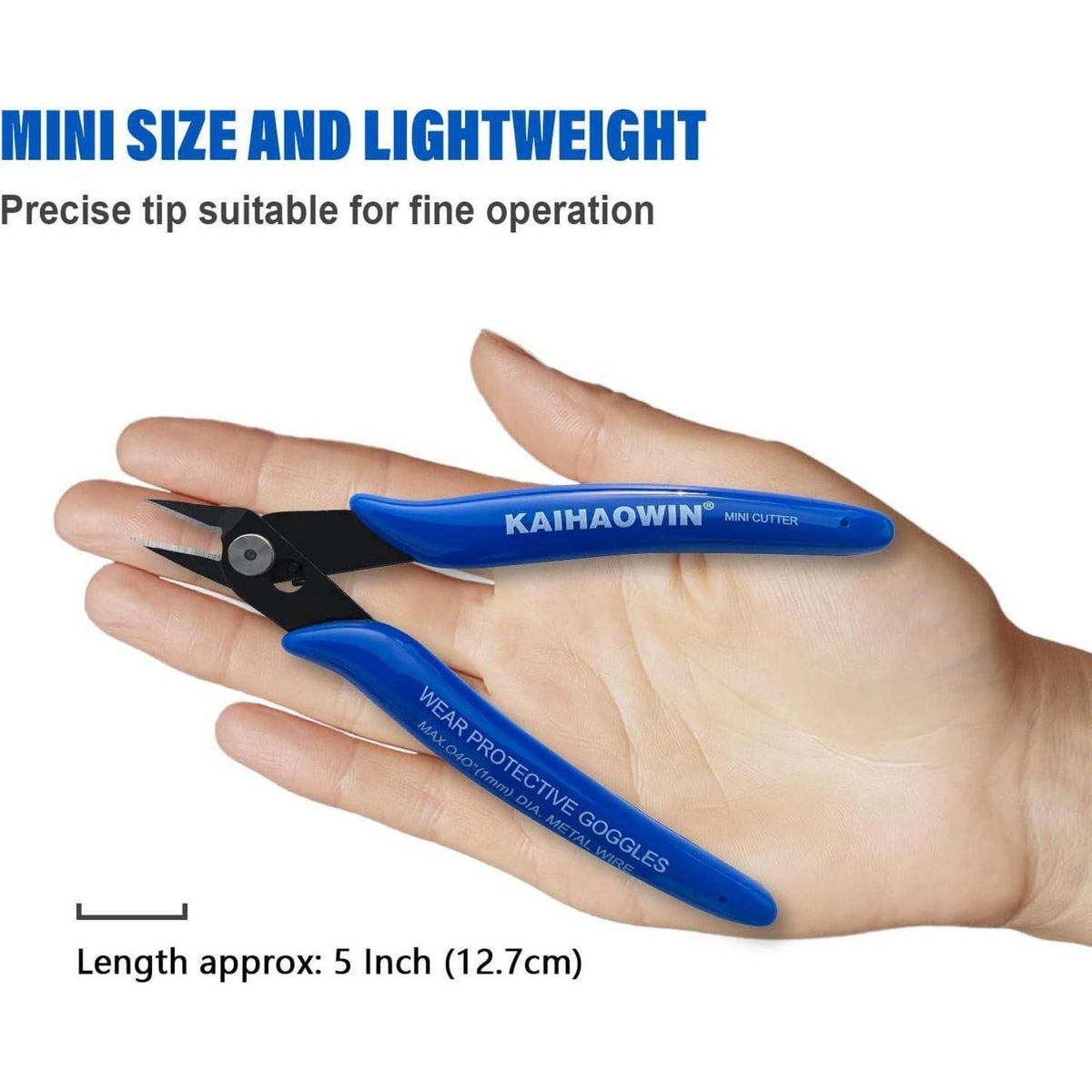 Seitenschneider 10er-Set Präzisions-Drahtschneider Blau