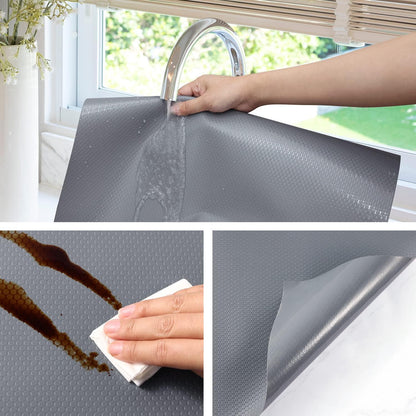 Schubladenmatte EVA Grau 60x1000cm Wasserdicht & Rutschfest
